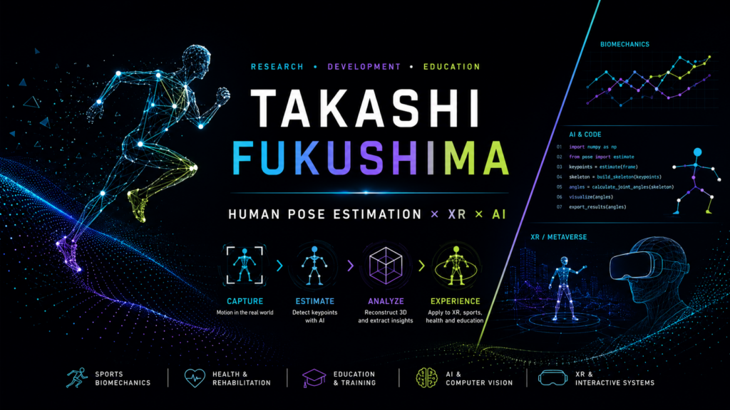 Takashi Fukushima - Human Pose Estimation x XR x AI